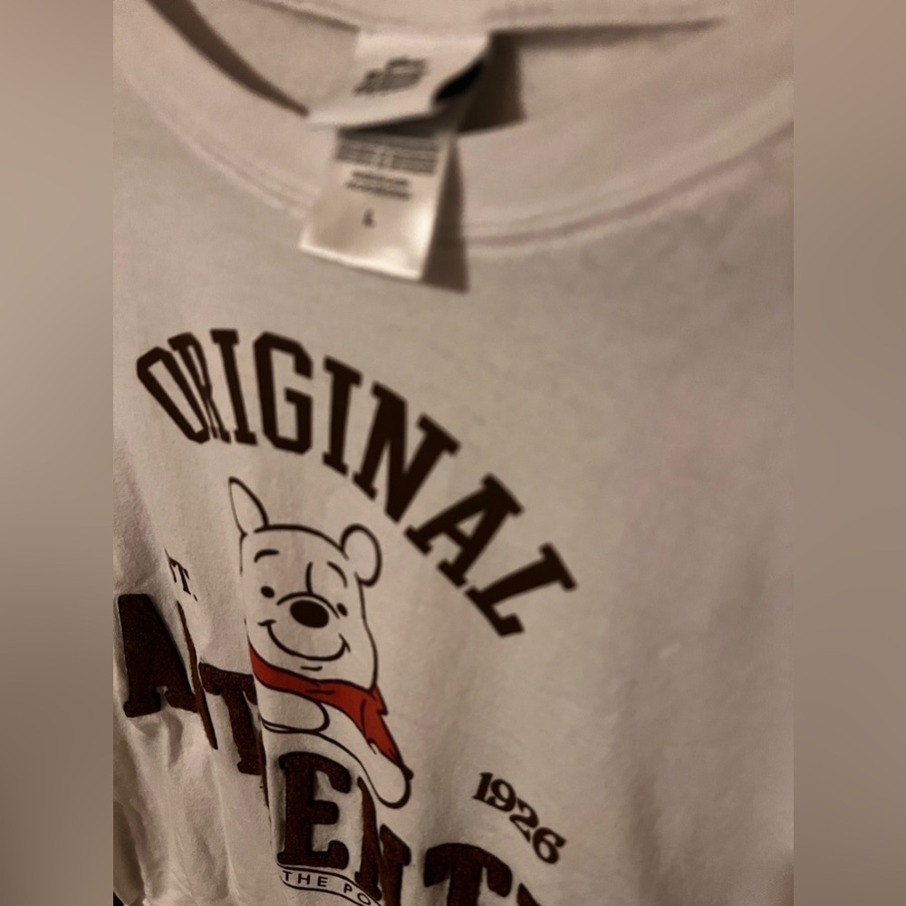 Disney Winnie The Pooh teddy T-Shirt size large - Picture 2 of 4